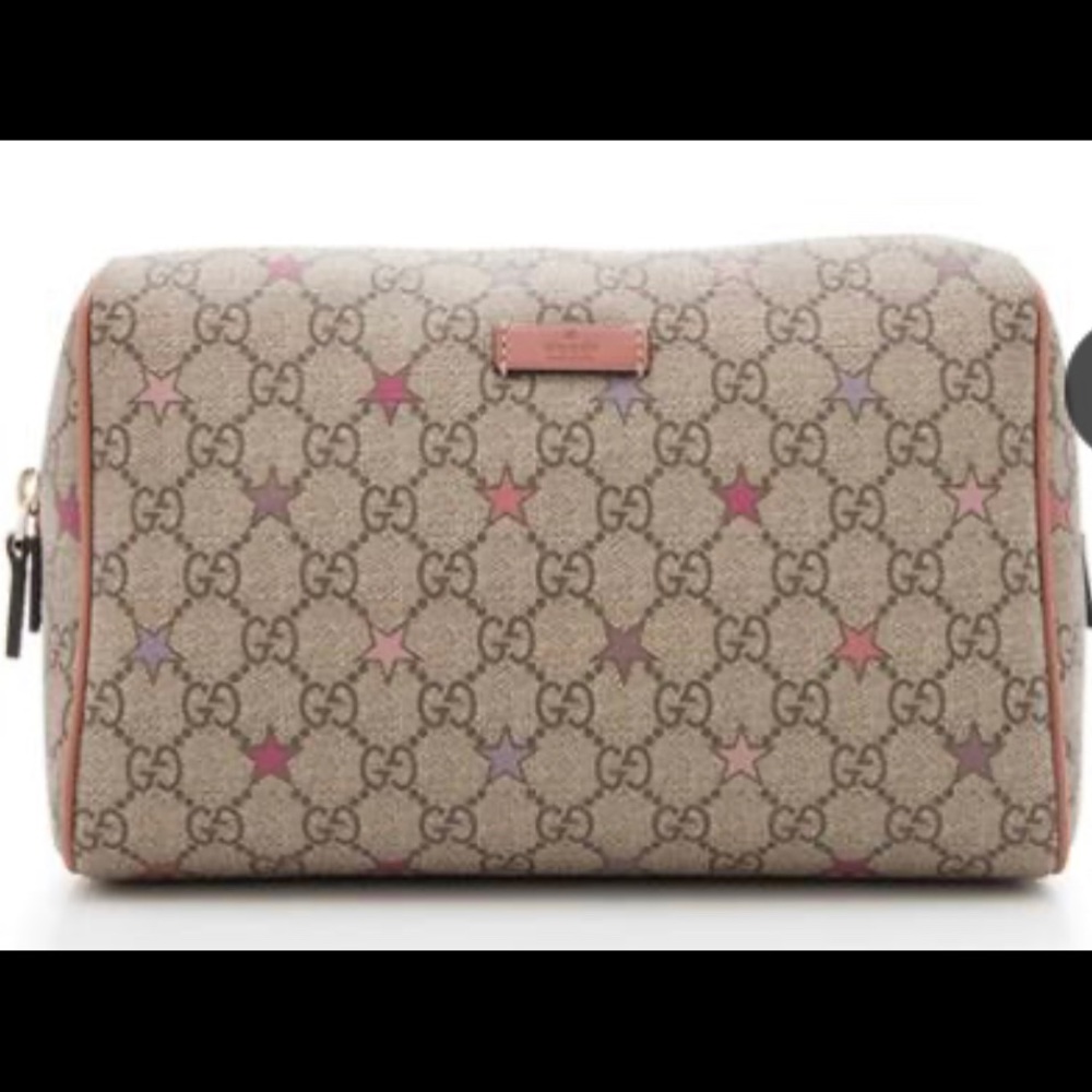 **ISO** Gucci Supreme Stars cosmetic/toiletry bag